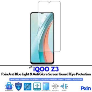 iQOOZ3 Mobile Anti Bluelight and Anti glare Screen Guard