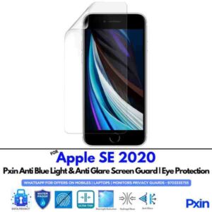 Anti Blue Light and Anti Glare Screen Guard for Apple SE 2020