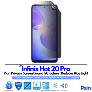 Infinix Hot 20 Pro Privacy Screen Guard