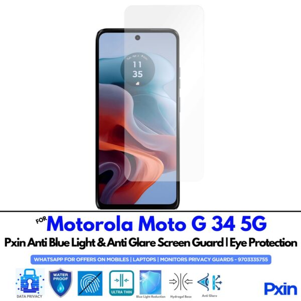 Motorola Moto G 34 5G Anti Glare Screen Guard