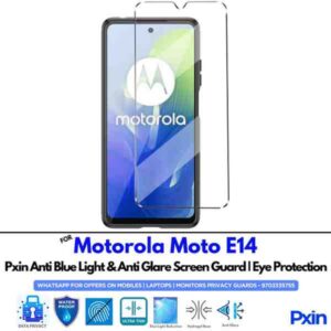 MotorolaMotoE14 Mobile Anti Blue Light and Anti Glare Screen Guard