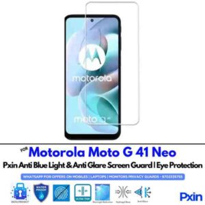 MotorolaMotoG41Neo Mobile Anti Blue Light and Anti Glare Screen Guard