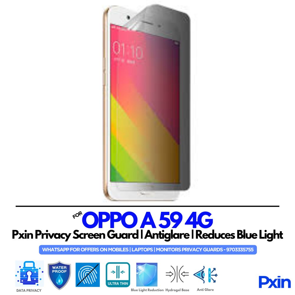 OPPO A 59 4G Privacy Screen Guard OPPO A 59 4G Privacy Screen Guard