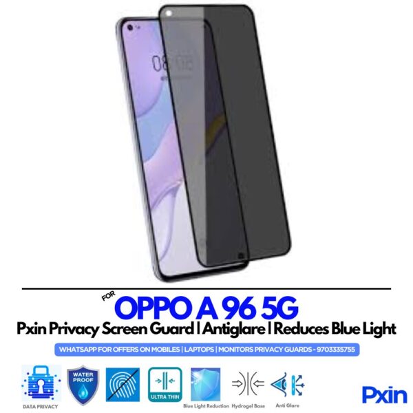 OPPO A 96 5G Privacy Screen Guard