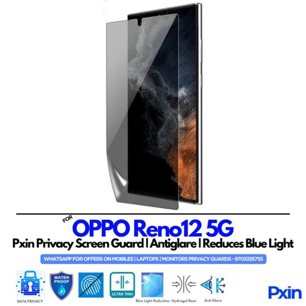 OPPO Reno12 5G Privacy Screen Guard
