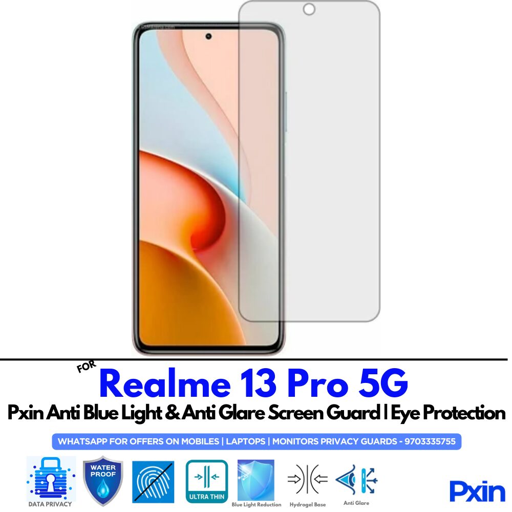 Realme 13 Pro 5G Realme 13 Pro 5G Anti Glare Screen Guard