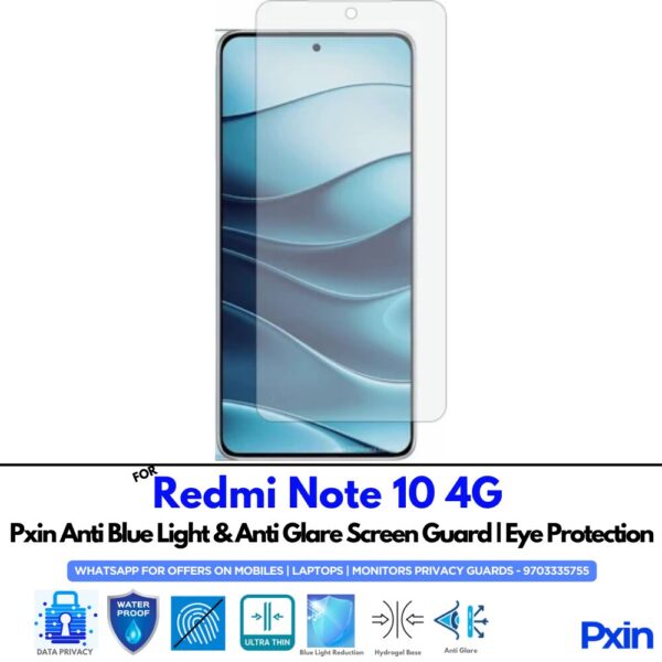 Redmi Note 10 4G Anti Glare Screen Guard