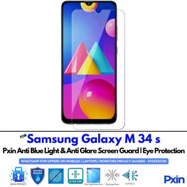Samsung Galaxy M 34 s Anti Glare Screen Guard