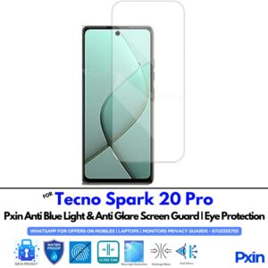 Tecno Spark 20 Pro Anti Glare Screen Guard