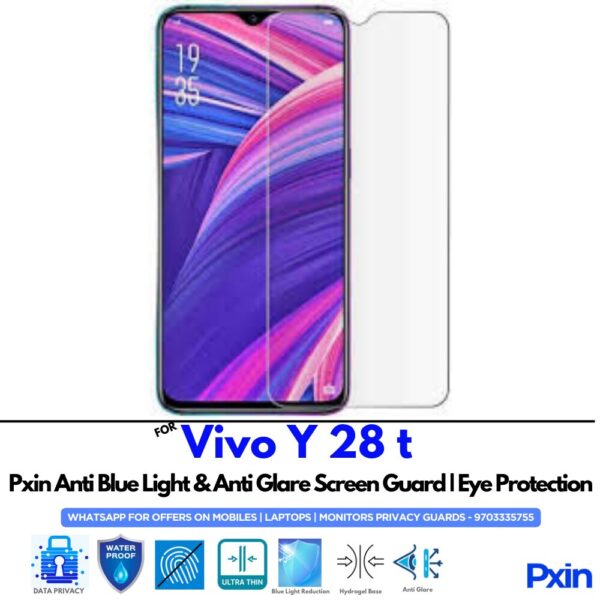 Vivo Y 28 t Anti Glare Screen Guard