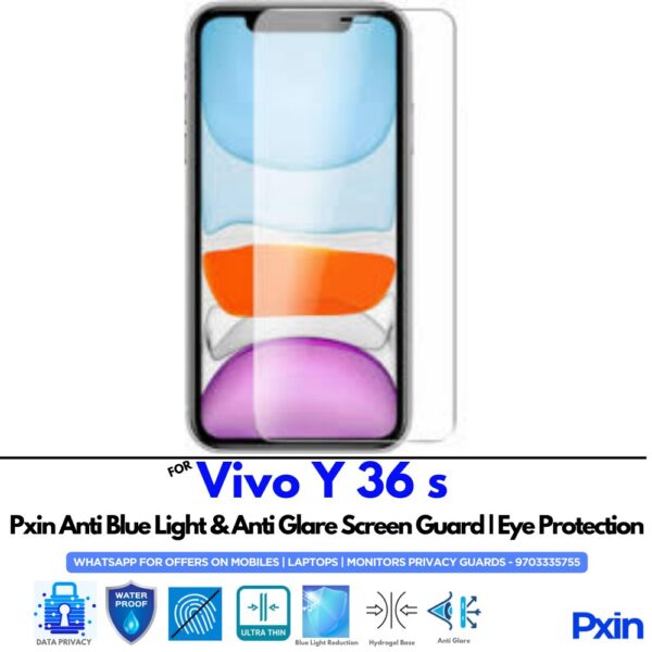 Vivo Y 36 s Anti Glare Screen Guard