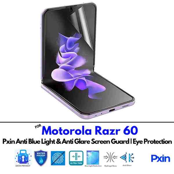 Anti Blue Light and Anti Glare Screen Guard for Motorola Razr 60 Anti Blue Light and Anti Glare Screen Guard for Motorola Razr 60