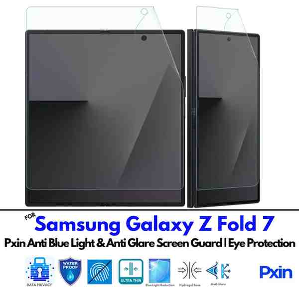 Anti Blue Light and Anti Glare Screen Guard for Samsung Galaxy Z Fold 7 Anti Blue Light and Anti Glare Screen Guard for Samsung Galaxy Z Fold 7