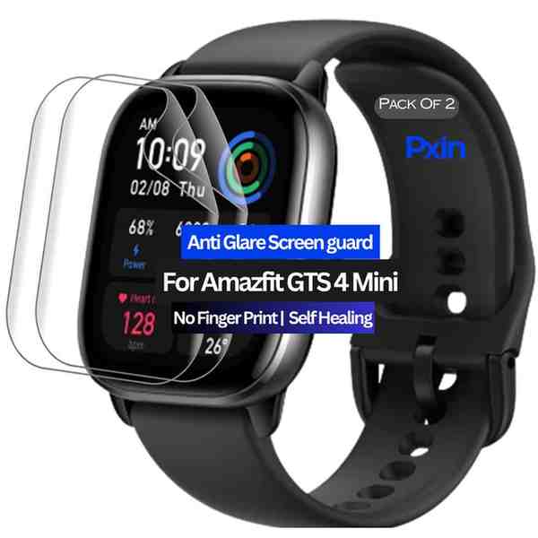 Amazfit GTS 4 Mini Anti Glare Screen Guard Amazfit GTS 4 Mini Anti Glare Screen Guard