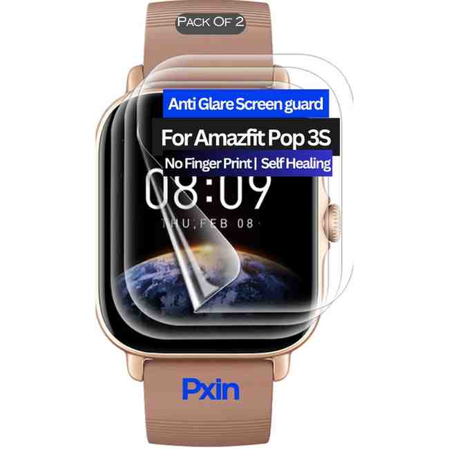 Amazfit Pop 3S Anti Glare Screen Guard Amazfit Pop 3S Anti Glare Screen Guard