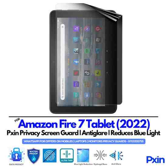 Amazon Fire 7 Tablet (2022) Privacy Screen Guard Amazon Fire 7 Tablet (2022) Privacy Screen Guard