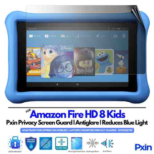 Amazon Fire HD 8 Kids Privacy Screen Guard Amazon Fire HD 8 Kids Privacy Screen Guard