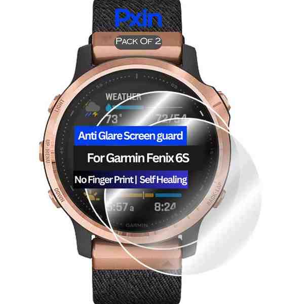 Garmin Fenix 6S Anti Glare Screen Guard Garmin Fenix 6S Anti Glare Screen Guard
