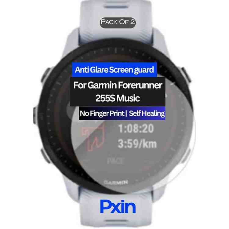 Garmin Forerunner 255S Music Anti Glare Screen Guard Garmin Forerunner 255S Music Anti Glare Screen Guard