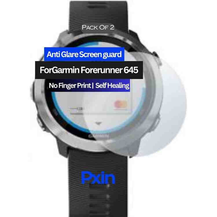 Garmin Forerunner 645 Anti Glare Screen Guard Garmin Forerunner 645 Anti Glare Screen Guard