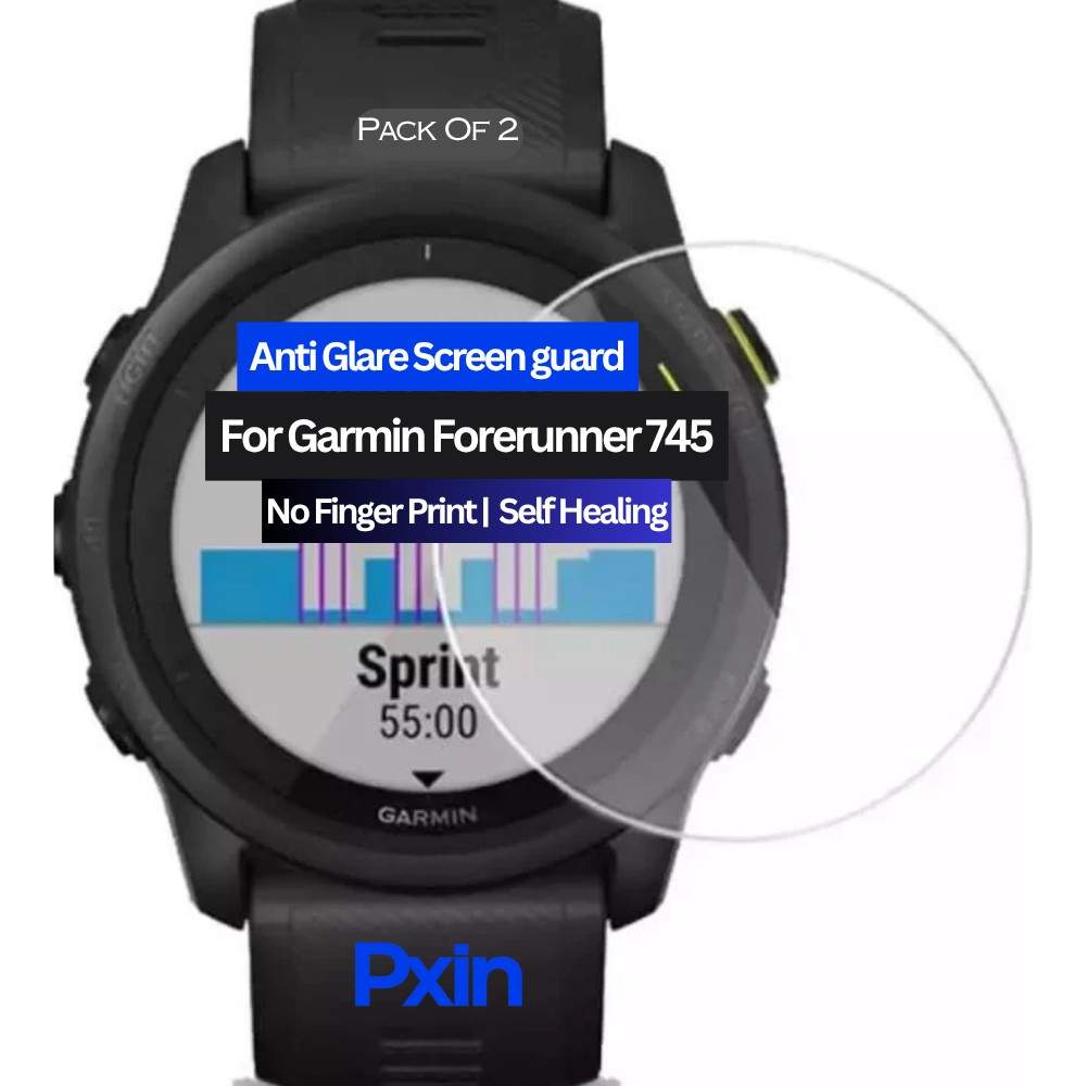 Garmin Forerunner 745 Anti Glare Screen Guard Garmin Forerunner 745 Anti Glare Screen Guard