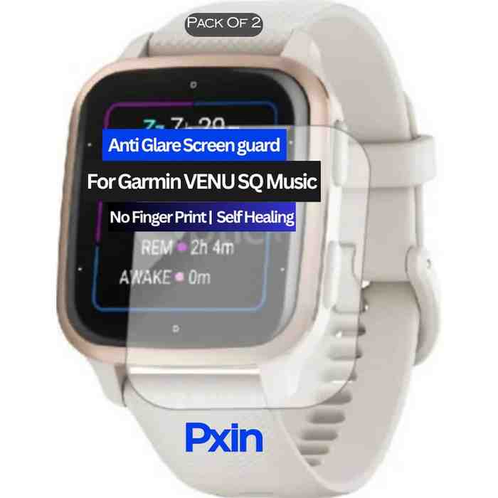 GarminVENUSQMusic Garmin VENU SQ Music Anti Glare Screen Guard