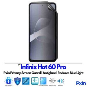 InfinixHot60Pro Privacy Screen Guard