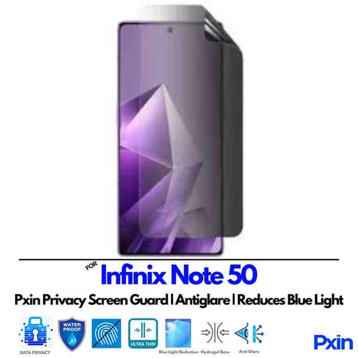 InfinixNote50 Privacy Screen Guard InfinixNote50 Privacy Screen Guard