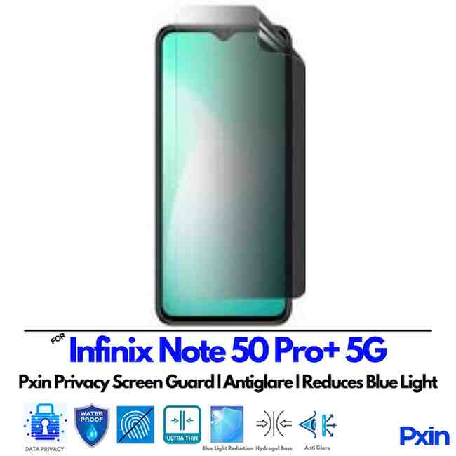 InfinixNote50Pro+5G Privacy Screen Guard InfinixNote50Pro+5G Privacy Screen Guard