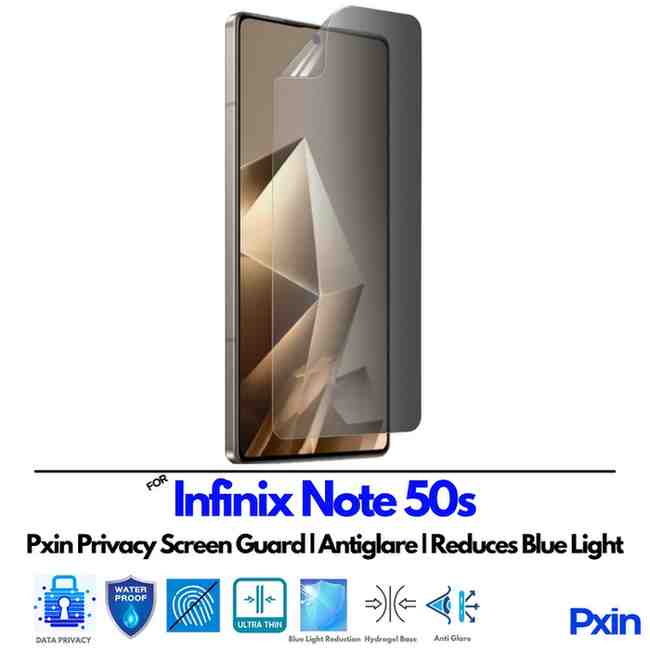 InfinixNote50s Privacy Screen Guard InfinixNote50s Privacy Screen Guard