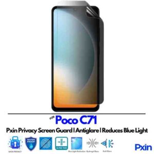 PocoC71 Privacy Screen Guard