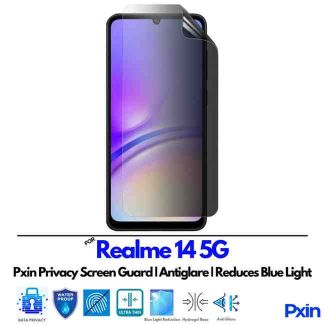 Realme145G Privacy Screen Guard Realme145G Privacy Screen Guard
