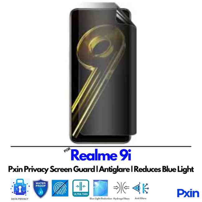 Realme 9i Privacy Screen Guard Realme 9i Privacy Screen Guard