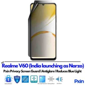 RealmeV60IndialaunchingasNarzo Privacy Screen Guard