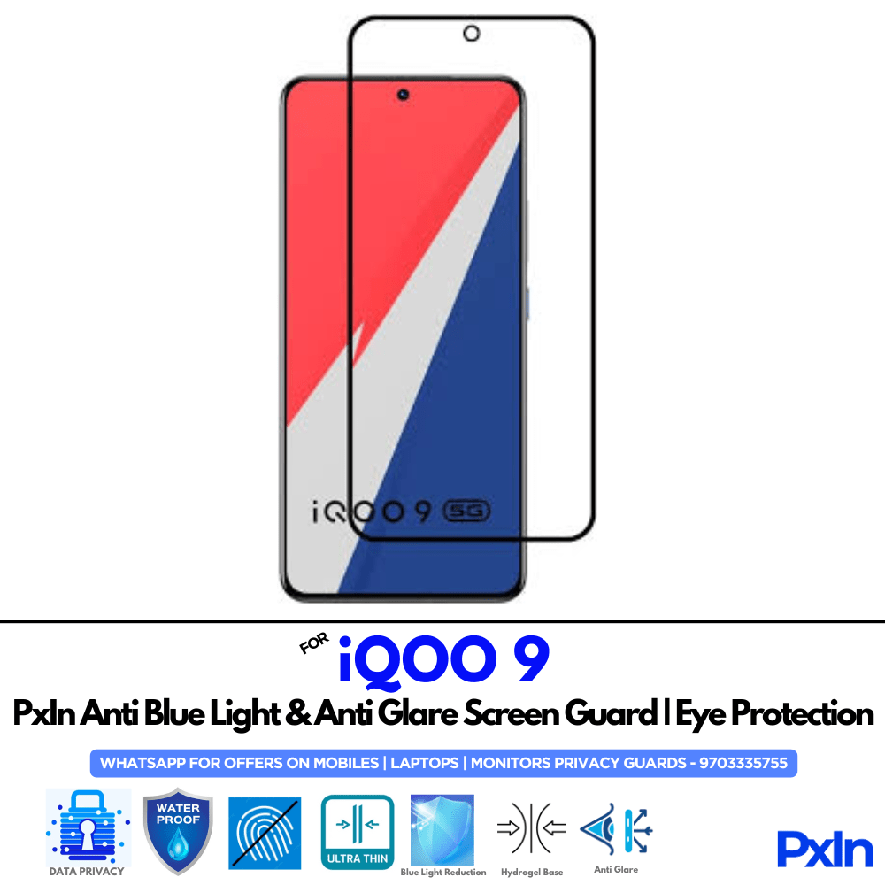IQOO 9 Anti Blue light screen guard IQOO 9 Anti Blue light screen guard