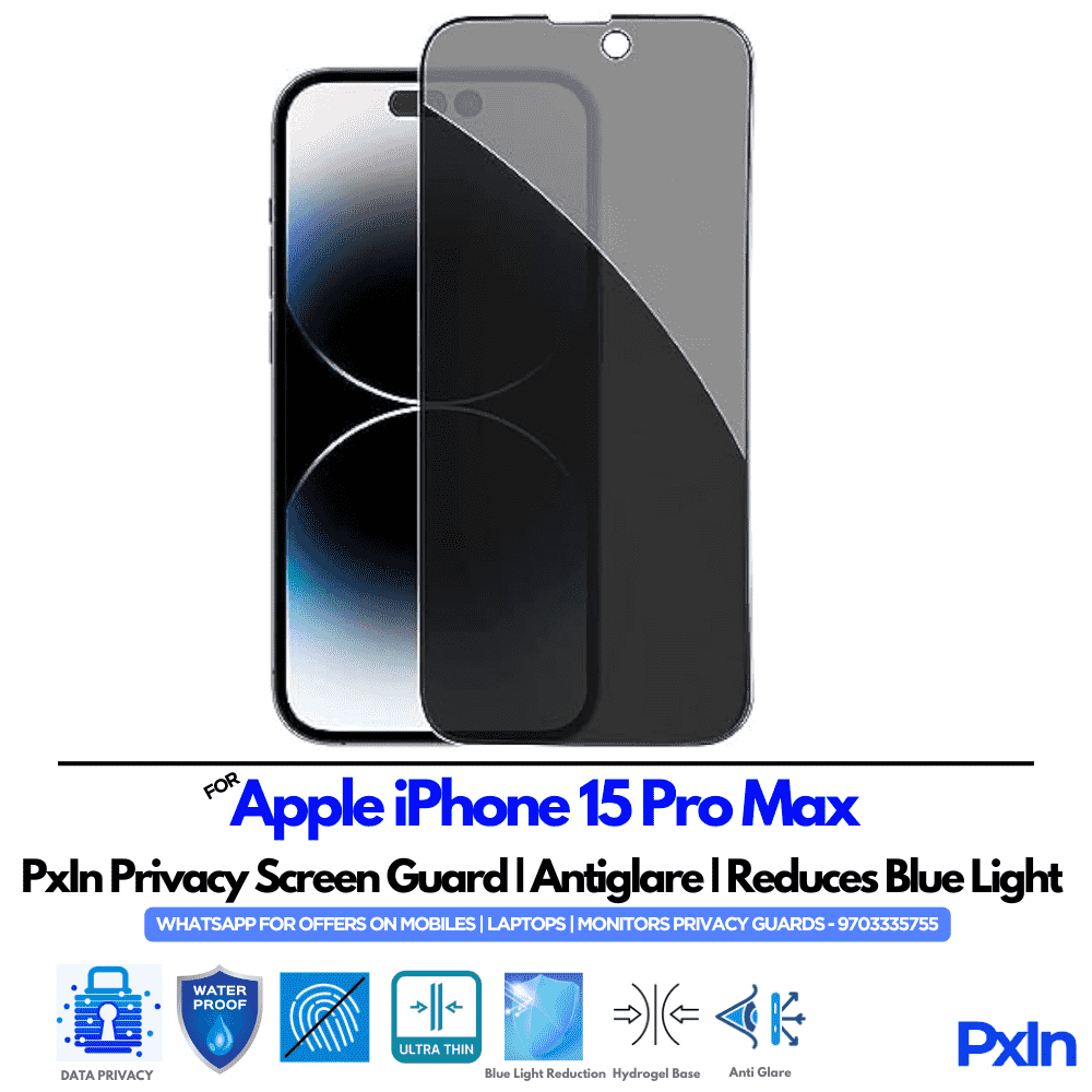 iPhone 15 Pro Max Privacy Screen Guard iPhone 15 Pro Max Privacy Screen Guard