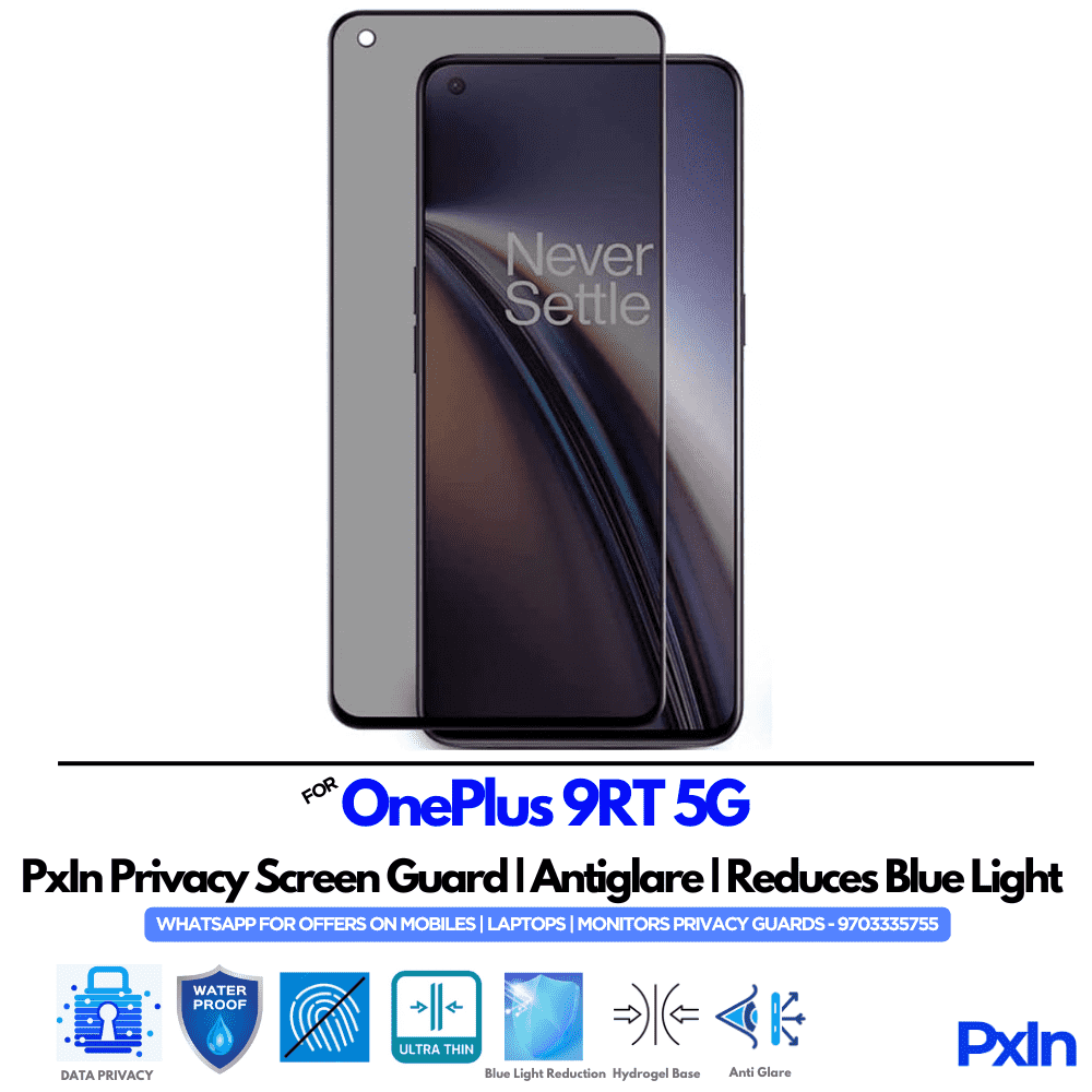 OnePlus 9RT 5G Privacy Screen Guard OnePlus 9RT 5G Privacy Screen Guard