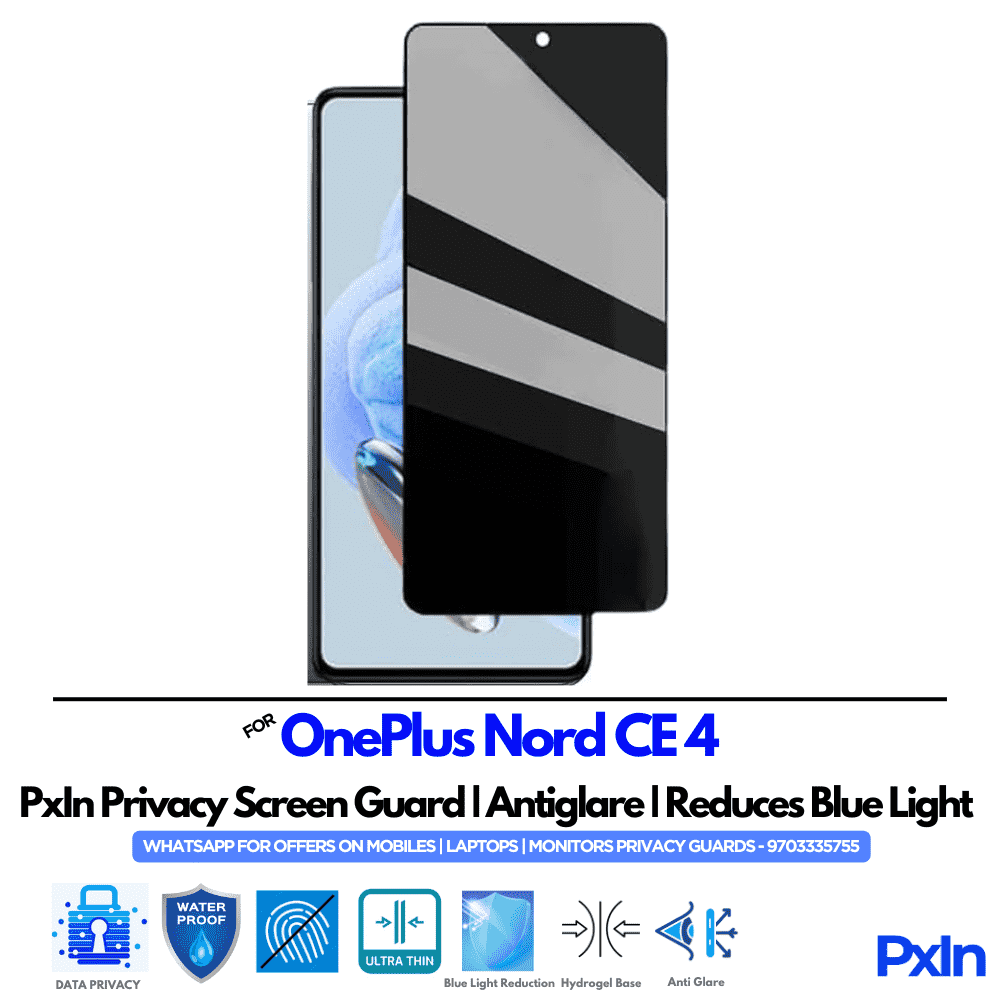 OnePlus Nord CE 4 Privacy Screen Guard OnePlus Nord CE 4 Privacy Screen Guard
