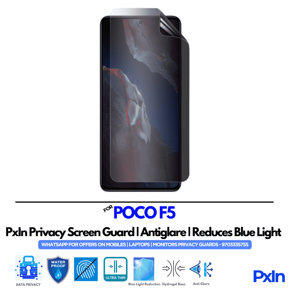 POCO F5 Privacy Screen Guard POCO F5 Privacy Screen Guard