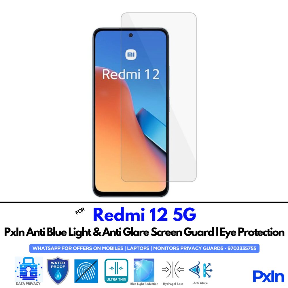 Redmi 12 5G Anti Blue light screen guard Redmi 12 5G Anti Blue light screen guard
