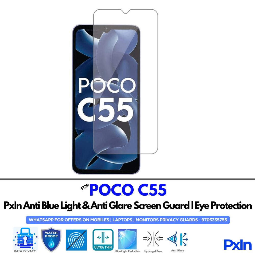 POCO C55 Anti Blue light screen guard POCO C55 Anti Blue light screen guard