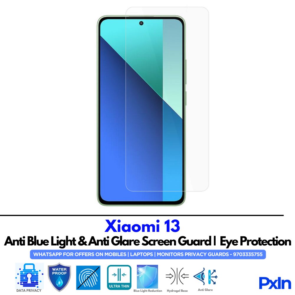 Xiaomi 13 Anti Blue light screen guard Xiaomi 13 Anti Blue light screen guard
