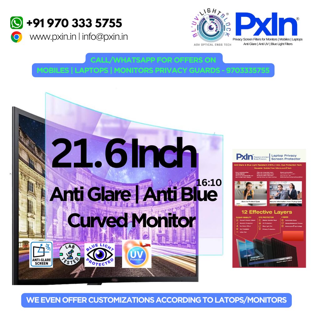 21.6 Inch(16:10) curved monitor Anti glare and Anti Bluelight screen guard 21.6 Inch(16:10) curved monitor Anti glare and Anti Bluelight screen guard