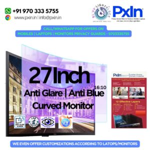 27 Inch(16:10) curved monitor Anti glare and Anti Bluelight screen guard