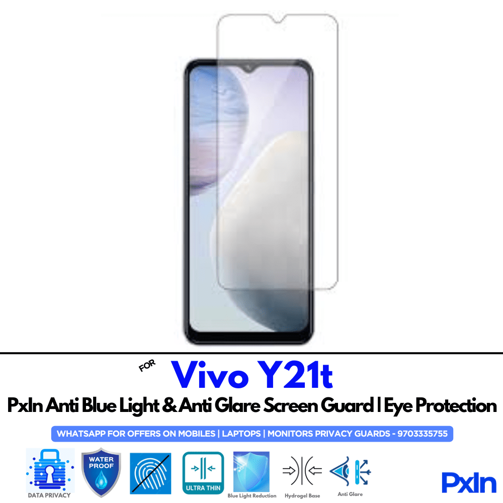 Vivo Y21t Anti Blue light screen guard Vivo Y21t Anti Blue light screen guard