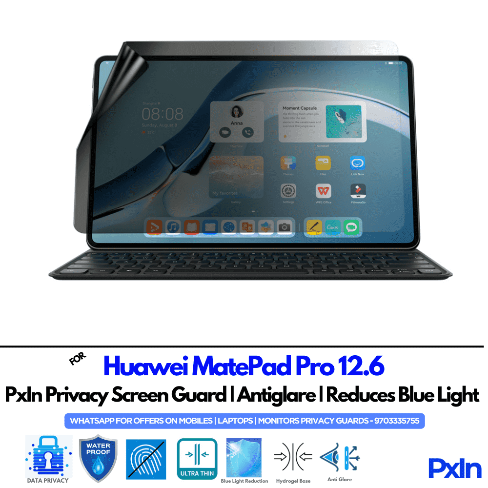 Huawei Mate Pad Pro 12.6 Privacy Screen Guard Huawei Mate Pad Pro 12.6 Privacy Screen Guard