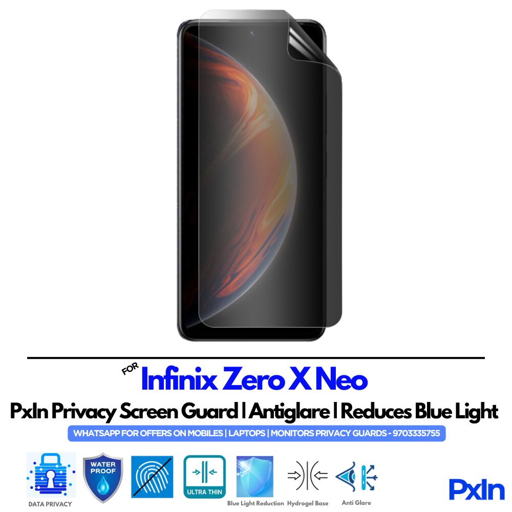 Infinix Zero X Neo Privacy Screen Guard Infinix Zero X Neo Privacy Screen Guard
