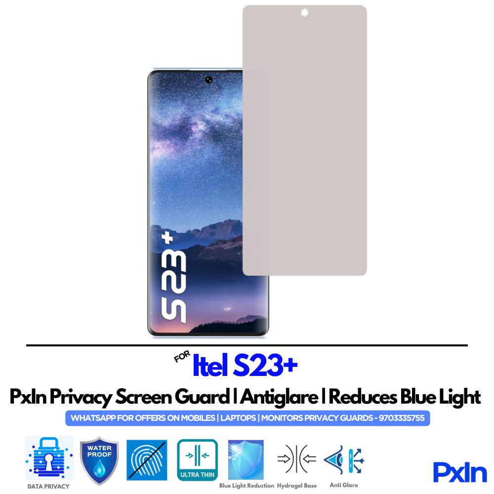 Itel S23+ Privacy Screen Guard Itel S23+ Privacy Screen Guard