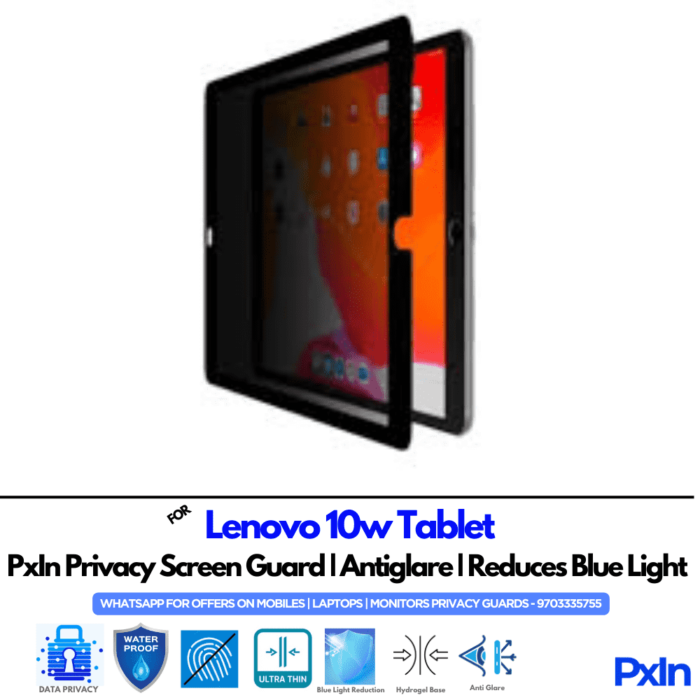 Lenovo 10W Tablet Privacy Screen Guard Lenovo 10W Tablet Privacy Screen Guard