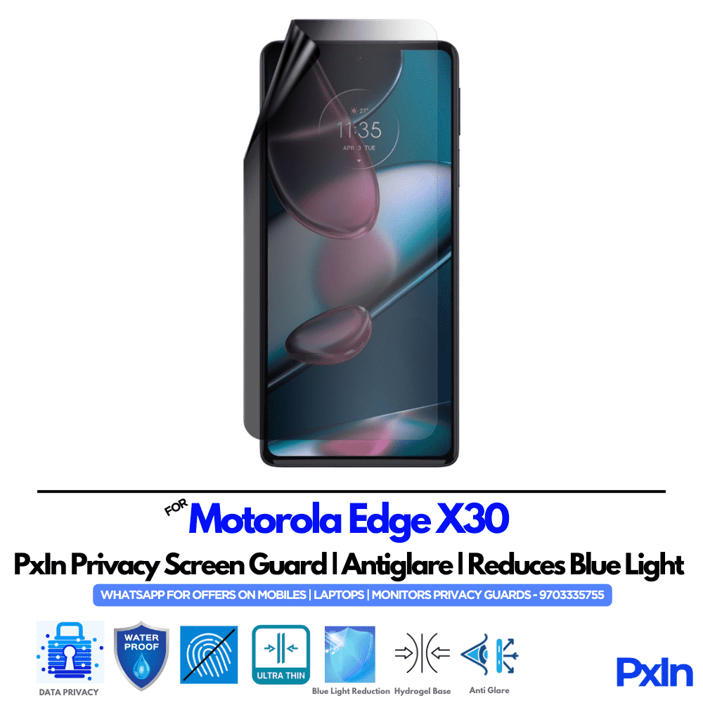 Motorola Edge X30 Privacy Screen Guard Motorola Edge X30 Privacy Screen Guard
